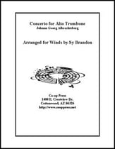 Concerto for Alto Trombone Concert Band sheet music cover